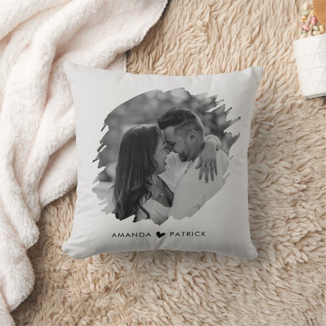 Almofada Dia de os namorados personalizado Casal de fotos m (Cobertor)