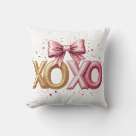 Almofada Dia de os namorados rosa XOXO namorados