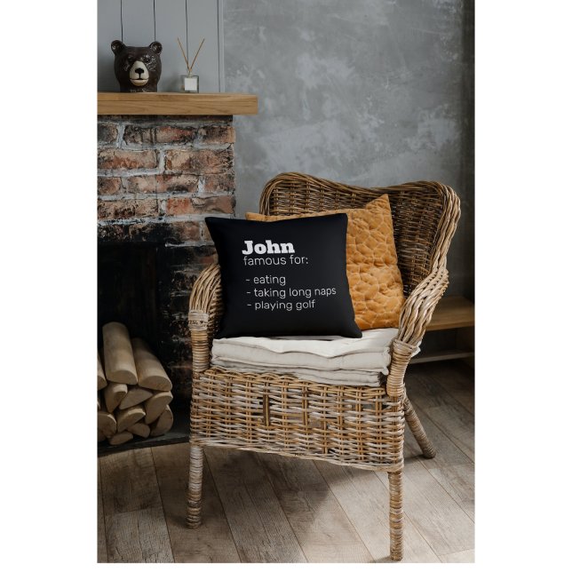 Almofada Dia de os pais Engraçado, Novelty Gift Personaliza (Criador carregado)