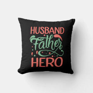 Almofada dia de os pais Husband Padre Hero