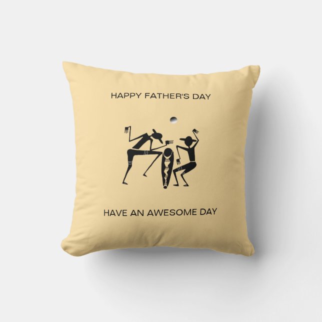 Almofada Dia de os pais Incrível Silhouette Dancers (Frente)