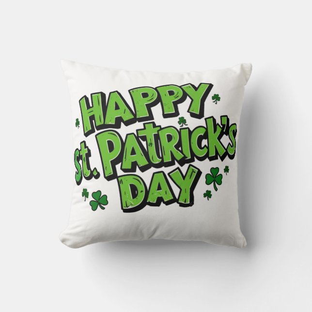 Almofada Dia de São Patrício, Dia de Patrick (Frente)