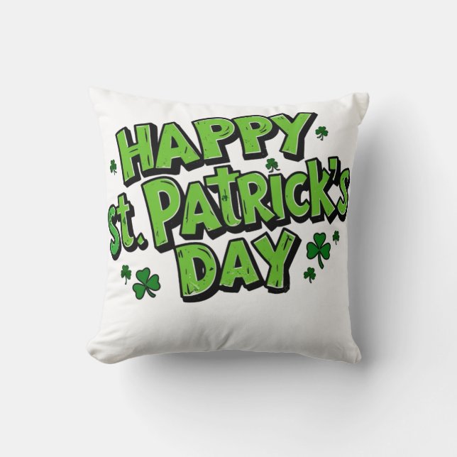 Almofada Dia de São Patrício, Dia de Patrick (Frente)