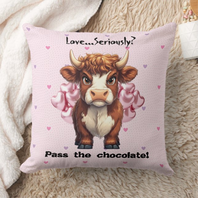 Almofada Dia do Namorados das Vacas do Planalto com Grumpy (Cobertor)