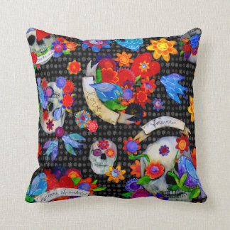 Almofada Dia do travesseiro inoperante de Calaveras e de