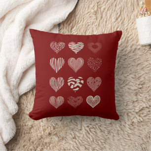 Almofada Dia dos Namorados Corações Nove Corações Amor de N