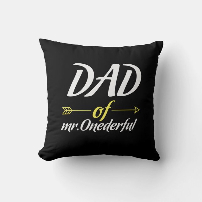 Almofada Dia dos Pais Papai do Sr. Onederful (Frente)