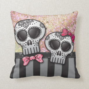 Almofada Dia dos Picos Mortos de Açúcar Leve Pirata