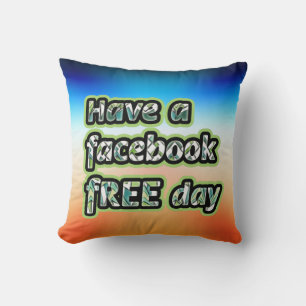 Almofada Dia Livre do Facebook