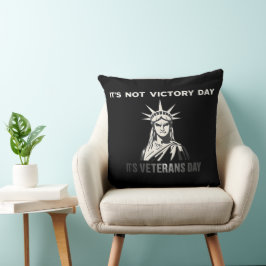 Almofada Dia Não Vitória - Design da Declaração do Dia dos