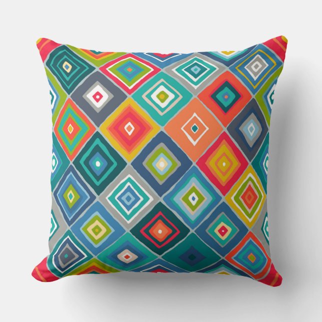 Almofada diamante de tubarão (Frente)