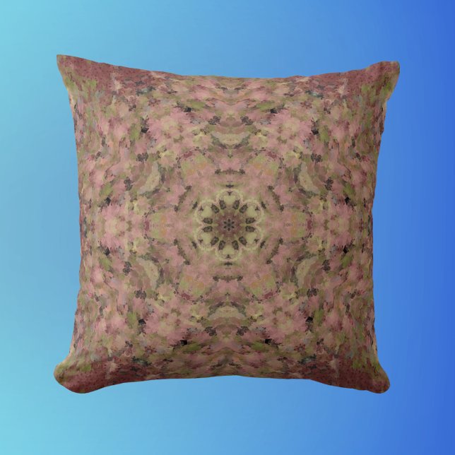 Almofada Digital Mandala Red Yellow e Brown (Criador carregado)