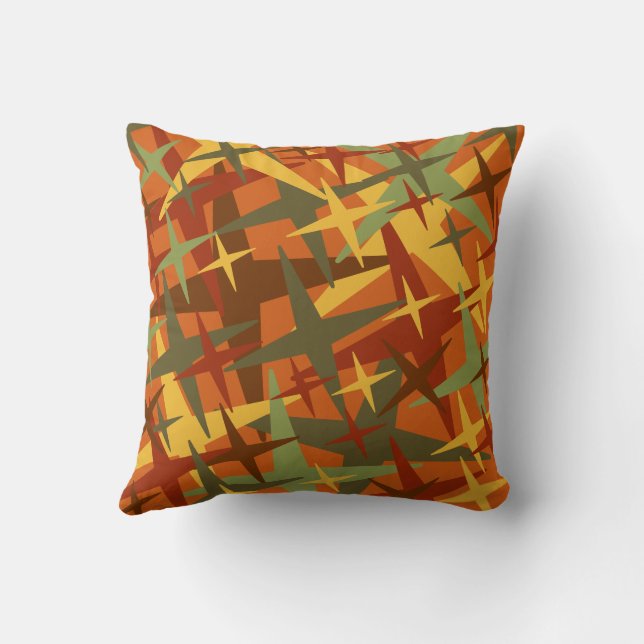 Almofada Diminuição da cor com estrelas (Verso)