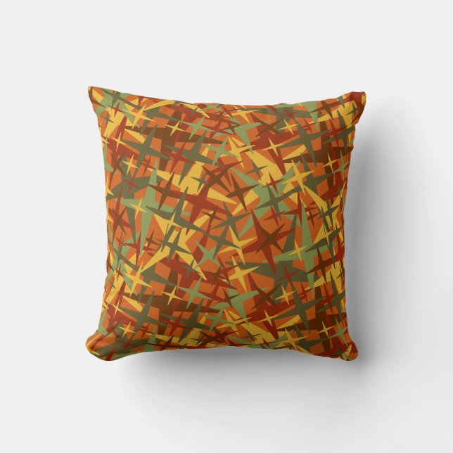 Almofada Diminuição da cor com estrelas (Frente)