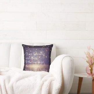 Almofada Diminuição Positiva da Largura Roxo/Dourado