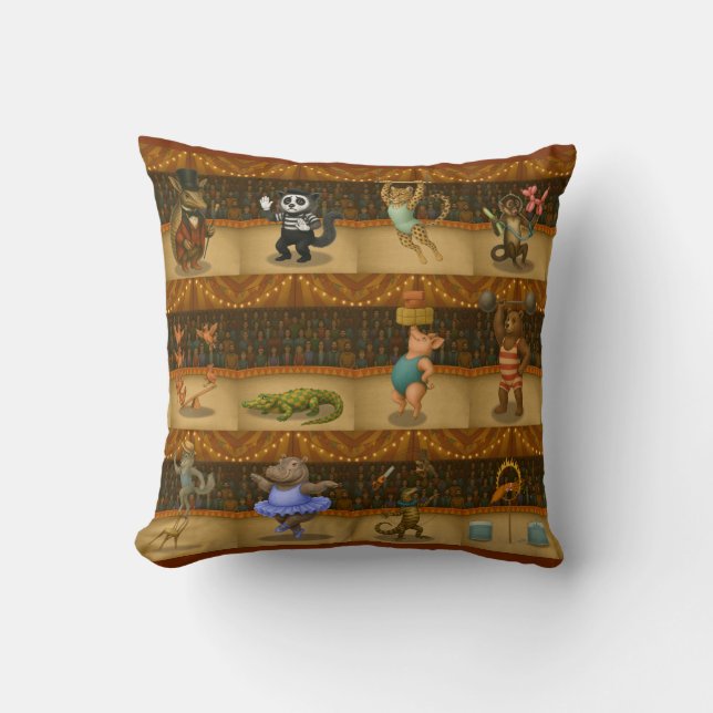 Almofada Dingaling Bros Circus acts (Frente)