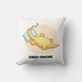 Almofada Dinosnore Funny Dormindo Dinossauro Pun