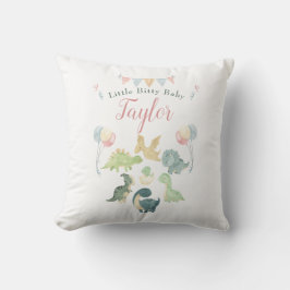 Almofada Dinossauro Cinto Aquarela Personalizado Bebê