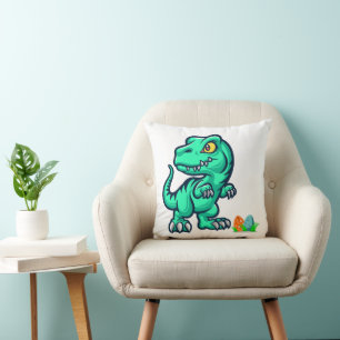Almofada dinossauro com ovos