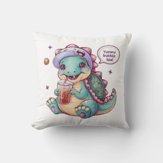 Almofada Dinossauro de Cartoon Adorável: Cozy, Kawaii Vibes
