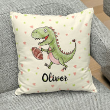 Dinossauro Fofo Jogando Futebol Personalizado
