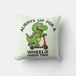 Almofada Dinossauro Verde Bonito