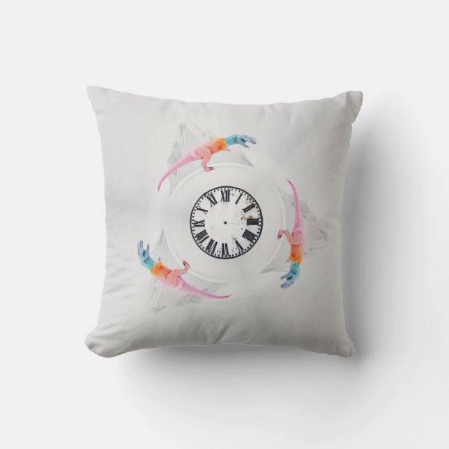 Almofada Dinossauros e Relogios (Frente)