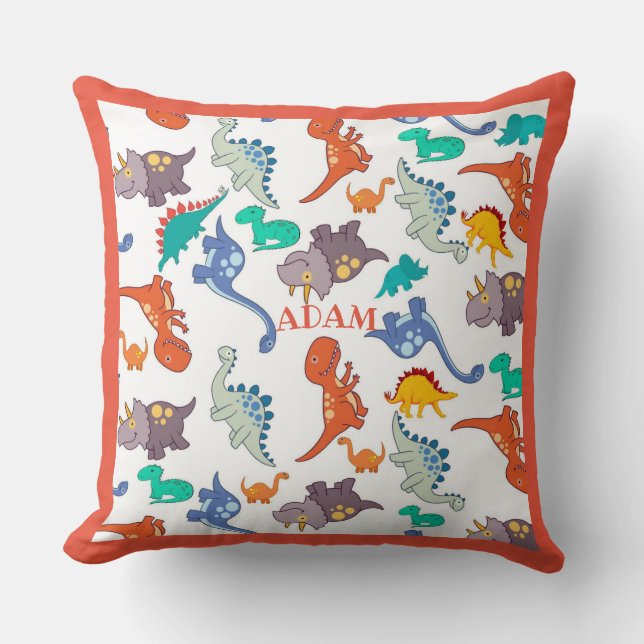 Almofada Dinossauros Lindos Carrinho (Frente)