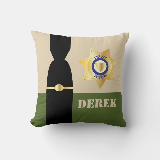 Almofada Distintivo de Delegado de Polícia Uniforme (Frente)