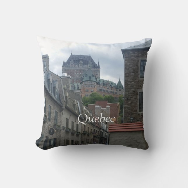 Almofada Distrito histórico na Cidade de Quebec (Frente)