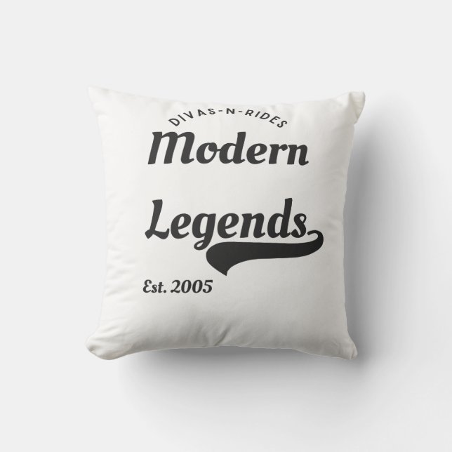 Almofada Divas-N-Rides Modern Legends Camisola (Frente)