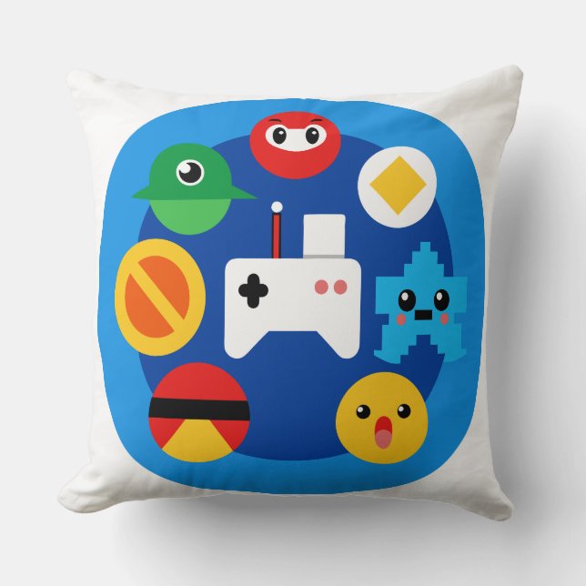 Almofada Diversão de Arcade Retroativa (Frente)