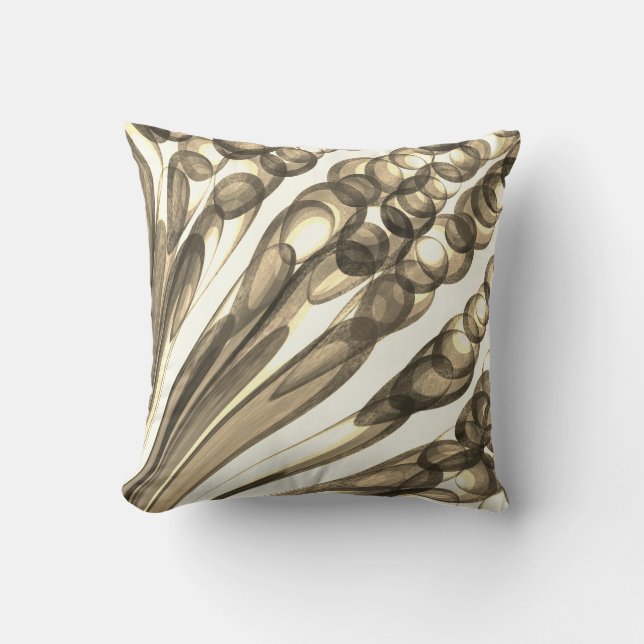 Almofada Diversão de bolhas pulsadas / Sepia / (Frente)