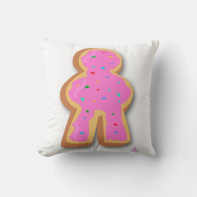 Almofada Diversão de Meeple de Donut Jogo de Tabuleiro Desi (Frente)