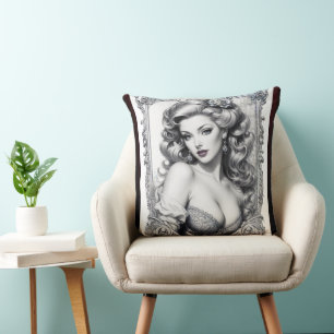 Almofada Diversão é o meu nome médio Arte do conceito de IA