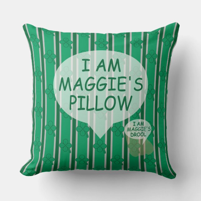 Almofada Diversão e Rico Personalizáveis 4 Folheto Folha (Frente)