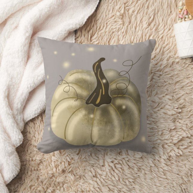 Almofada Diversão Feliz Abóbora de Halloween Corvo (Cobertor)