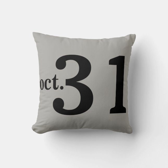 Almofada Diversão Feliz Dia das Bruxas 31 de outubro (Frente)