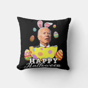 Almofada Diversão Joe Biden Happy Halloween Fusera Páscoa C