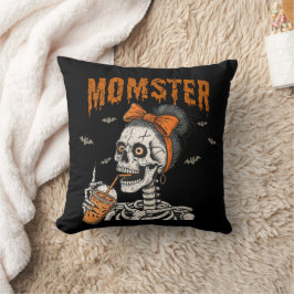 Almofada Diversão Momster Esqueleto Vintage Halloween