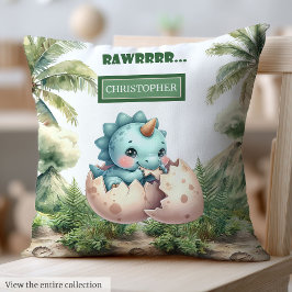 Almofada Diversão Odiando Rapidamente Bebê Dinossauro Trave