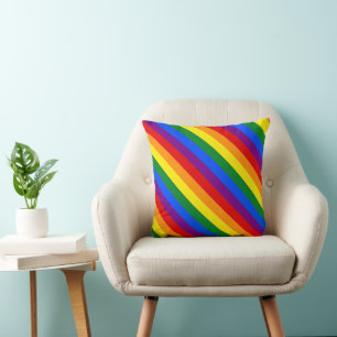 Almofada Diversidade do Orgulho Arco-Íris Inclusão de Direi