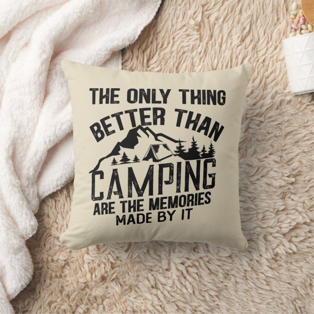 Almofada Divertida frase de acampamento de verão slogan de  (Cobertor)