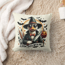 Almofada Divertido Vintage Não Brinque Comigo Halloween