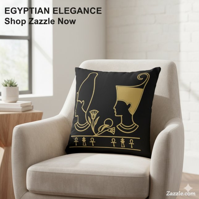 Almofada Divine Isis & Osiris Royal Art (Criador carregado)