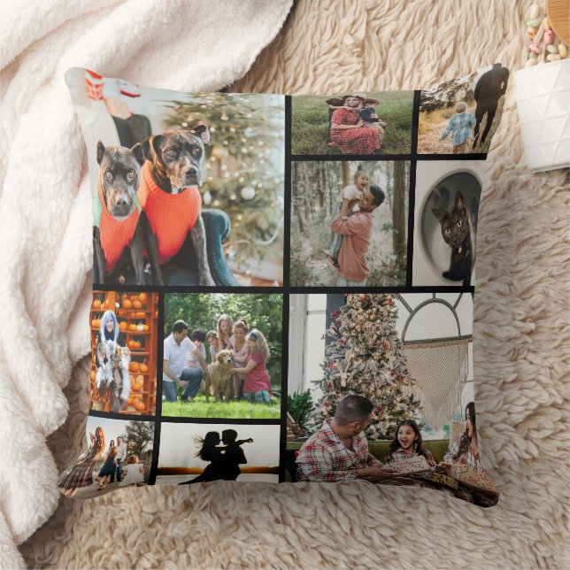 Almofada DIY YOUR | FAMILY Two Sided Family 10 Pictures (Cobertor)