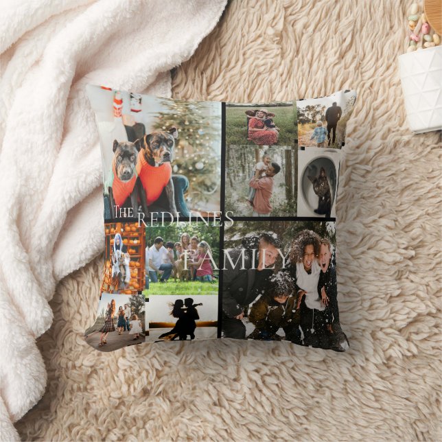 Almofada DIY YOUR | FAMILY Two Sided Family 10 Pictures Thr (Cobertor)