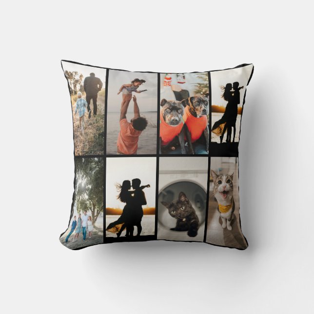 Almofada  DIY YOUR | FAMILY Two Sided Family 8 Pictures (Frente)