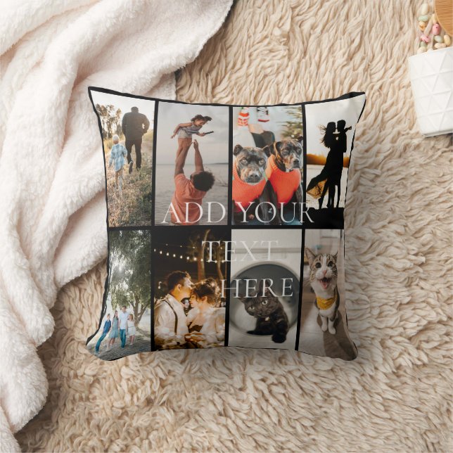 Almofada DIY YOUR | FAMILY Two Sided Family 8 Pictures Thr (Cobertor)