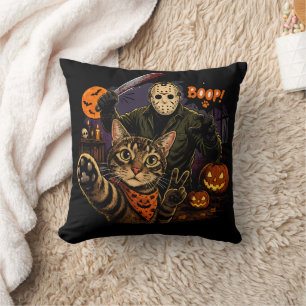 Almofada Diz Boop! Selfie de Gato de Terror Jason Hallowen